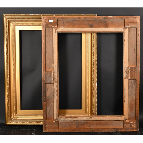 322 - 19th Century English School. A Pair of Painted Gilt Composition Frames, rebate 36