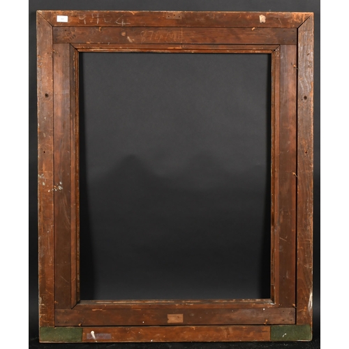 323 - 19th Century English School. A Gilt Composition Watts Style Frame, with the plate painted, rebate 36... 