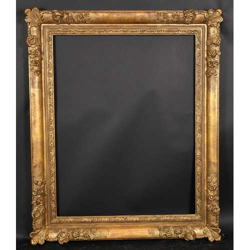 325 - 20th Century English School. A Gilt Composition Frame, with swept corners, rebate 36