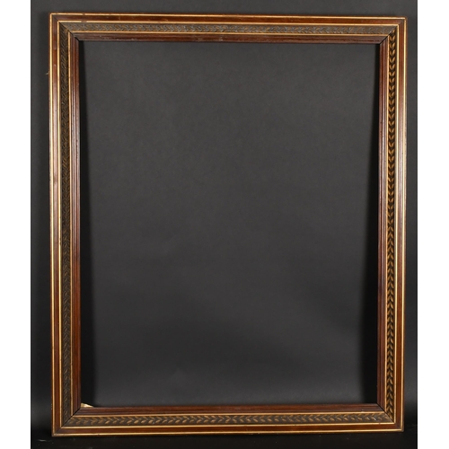 333 - 20th Century Italian School. A Dark Wood and Gilt Edged Frame, rebate 33