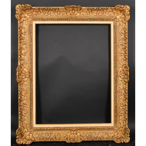 337 - 20th Century French School. A Louis Style Gilt Composition Frame, with swept centres and corners and... 