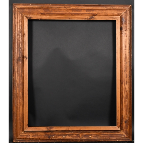 338 - Early 20th Century English School. A Stripped Wooden Reverse Frame, rebate 31