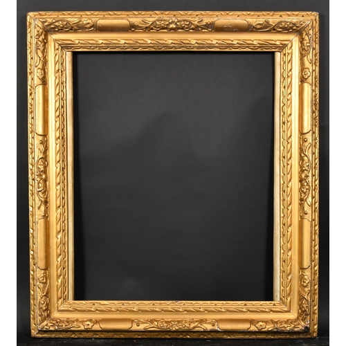 351 - 18th Century English School. A Carved Giltwood Lely Panel Frame, rebate 30