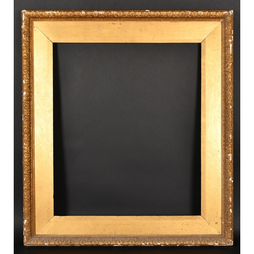 361 - 19th Century English School. A Watts Style Gilt Composition Frame, rebate 29