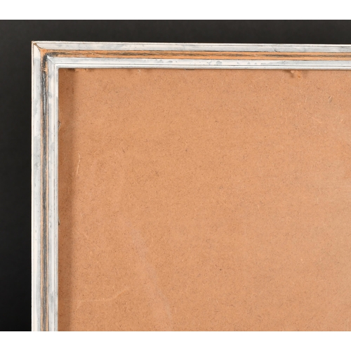 364 - 20th Century English School. A Silvered Frame, rebate 28.5