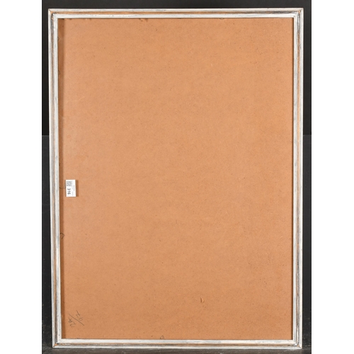 364 - 20th Century English School. A Silvered Frame, rebate 28.5