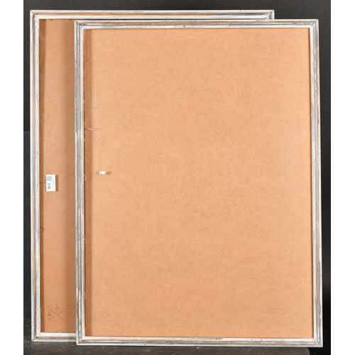 364 - 20th Century English School. A Silvered Frame, rebate 28.5