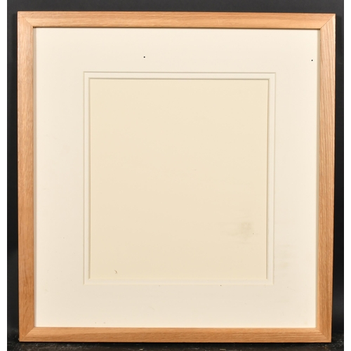 366 - 20th Century English School. An Oak Frame, rebate 27.25