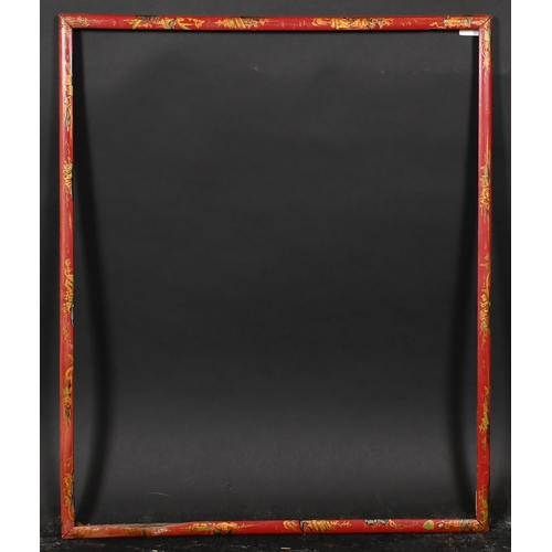 367 - 19th Century English School. A Chippendale Style Painted Oriental Frame, rebate 26.75