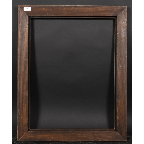 373 - 20th Century English School. A Silver and Black Composition Frame, rebate 25.75