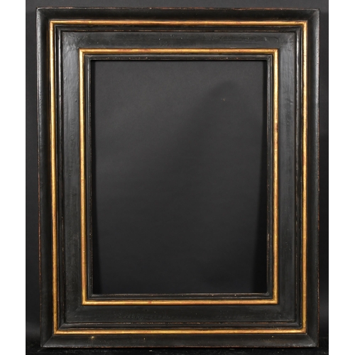 379 - 20th Century English School. A Black and Gilt Frame, rebate 25