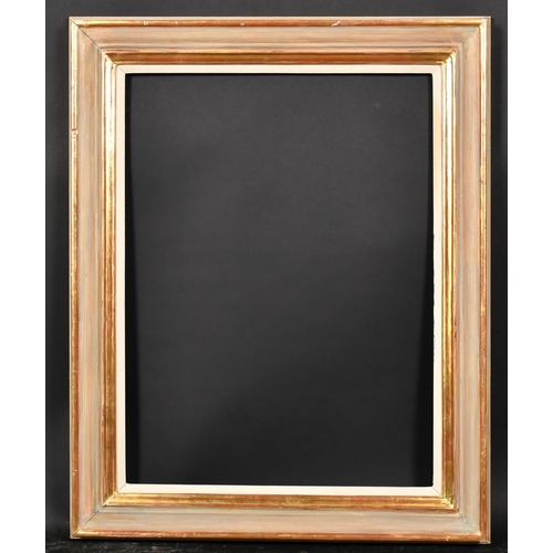 386 - 20th Century English School. A Gilt and Painted Composition Frame, with a white slip, rebate 24