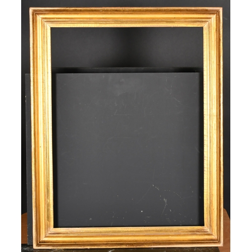 396 - 19th Century English School. A Gilt Composition Hollow Frame, rebate 22.5