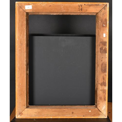 401 - 19th Century English School. A Gilt Composition Frame, rebate 21.75