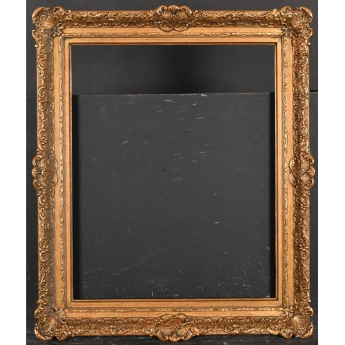 405 - 20th Century English School. A Gilt Composition Frame, with swept corners, rebate 20.5