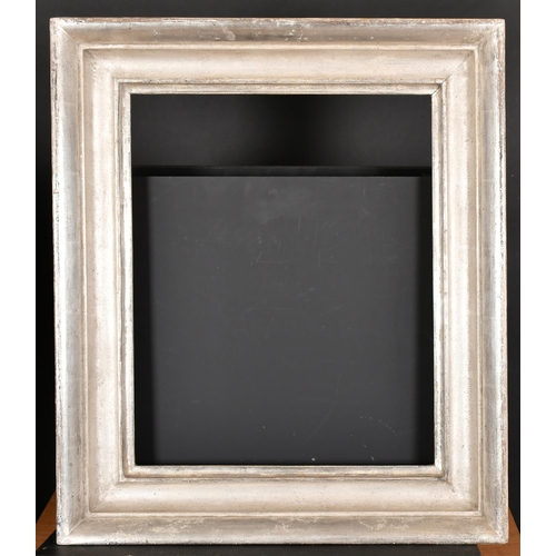 406 - 20th Century English School. A Silvered Composition Frame, rebate 20.25