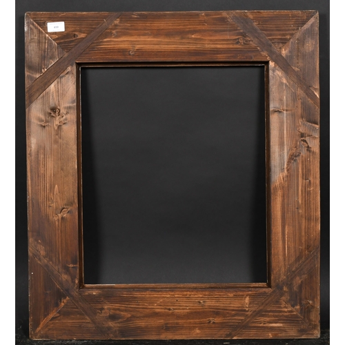 410 - 20th Century English School. A Silver and Black Painted Frame, rebate 20