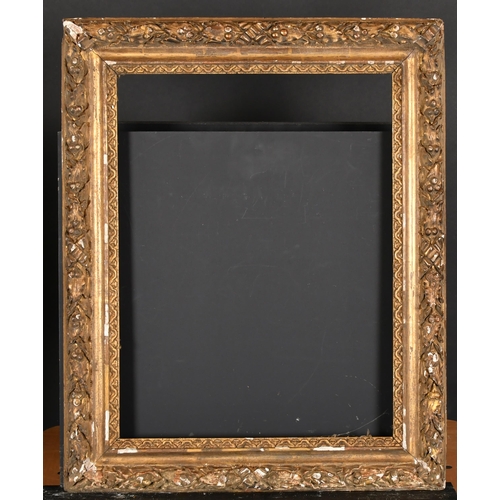 413 - 19th Century French School. A Louis Style Carved Giltwood Frame, rebate 20