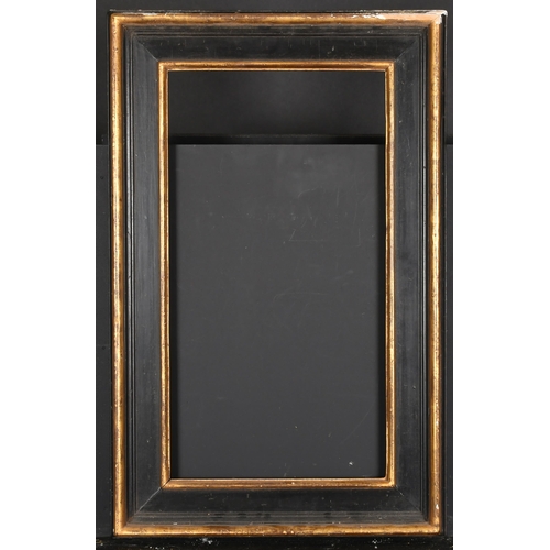 415 - 19th Century English School. A Gilt and Black Painted Frame, rebate 20