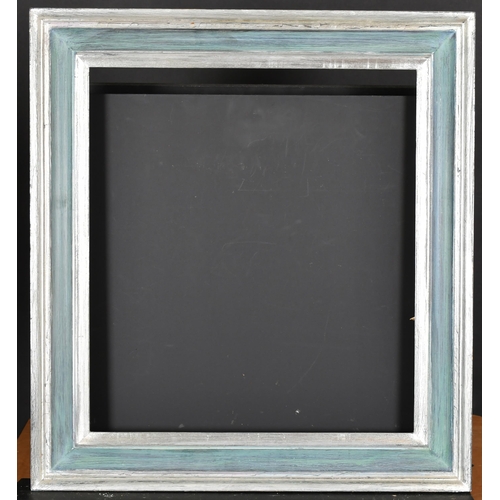 426 - 20th Century English School. A Silver and Painted Composition Frame, rebate 18