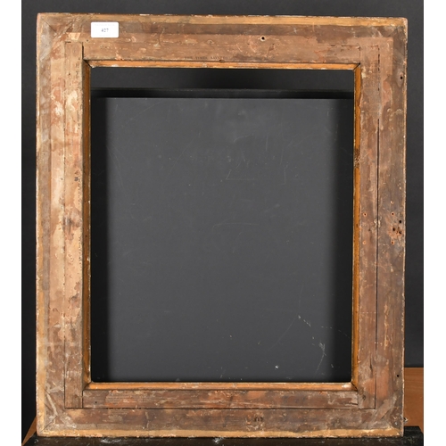 427 - 19th Century English School. A Gilt Composition Hollow Frame, rebate 18