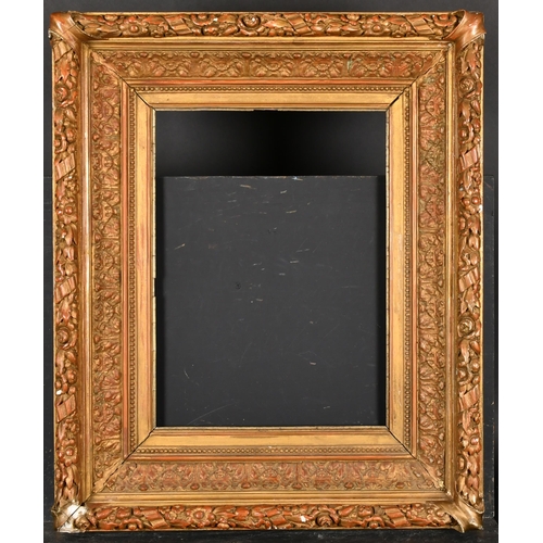 430 - 19th Century European School. A Gilt Composition Frame, rebate 18