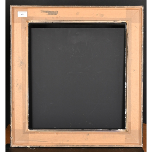 432 - 20th Century English School. A Black and Gilt Painted Frame, rebate 17.5