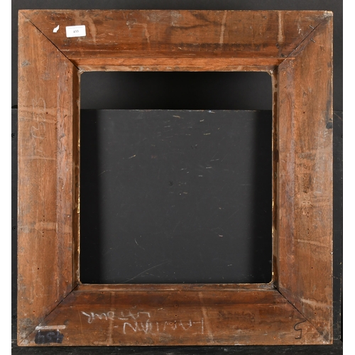 433 - 20th Century English School. A Bourlet Gilt Composition Frame, with swept corners, rebate 17.5