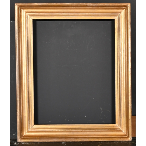 435 - 19th Century English School. A Hollow Gilt Composition Frame, rebate 17.5