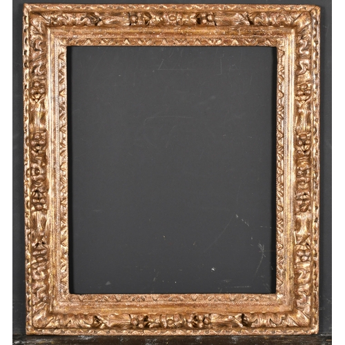 444 - 18th Century French School. A Louis Carved Giltwood Frame, rebate 14