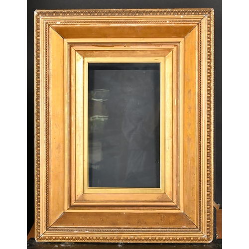 447 - 19th Century English School. A Gilt Composition frame, with inset glass, rebate 14