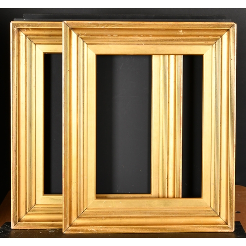 452 - 19th Century English School. A Pair of Gilt Composition Frames, rebate 13.25