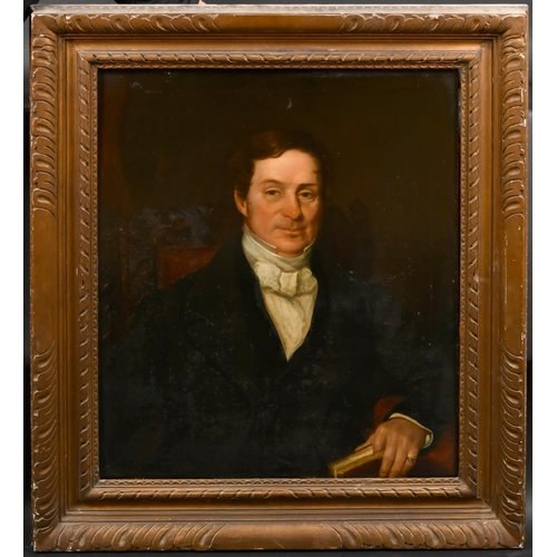 75 - Early 19th Century English School. Portrait of Joseph Stancomb of Trowbridge, Wiltshire, Oil on canv... 