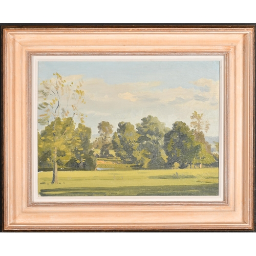 184 - Philip Douglas Maclagan (1901-1972) British. A Summer Landscape, Oil on board, Inscribed on a certif... 