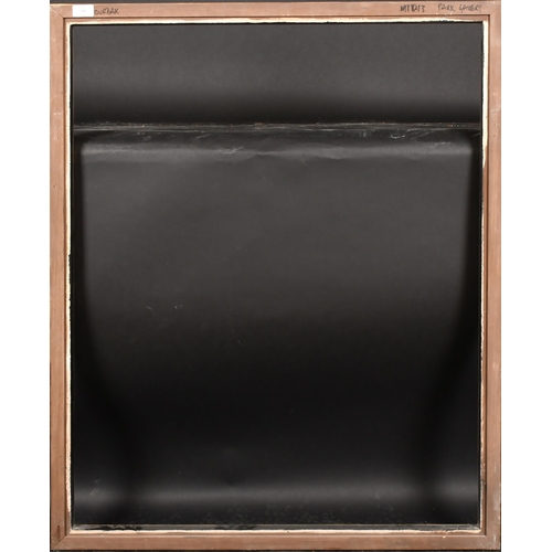 208 - Alexander G Ley & Son. A Gilt Composition Frame with a black inner edge, rebate 38