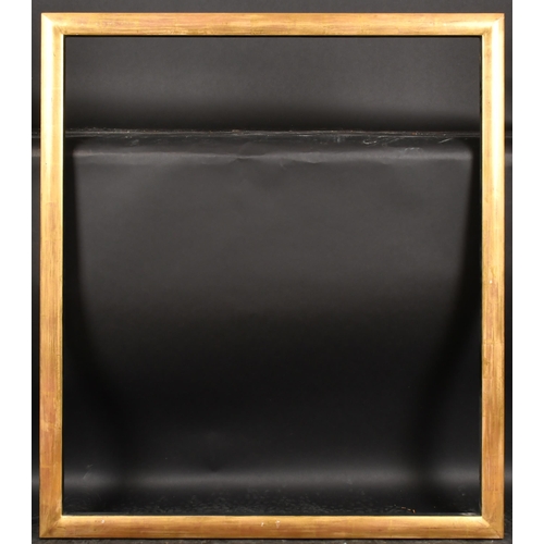 210 - Alexander G Ley & Son. A Gilt Composition Frame, with a black inner edge, rebate 37.5