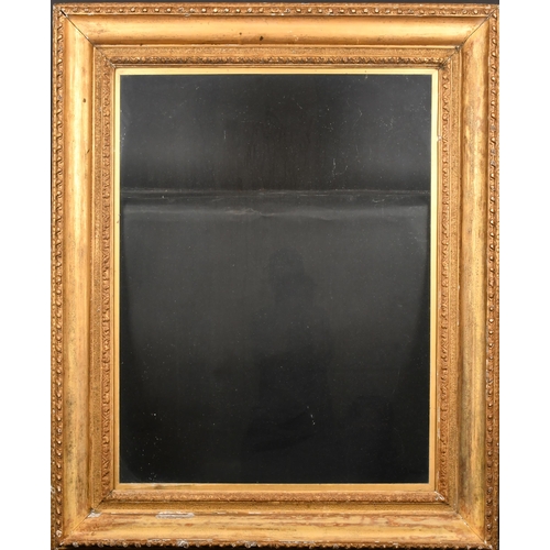 214 - Early 19th Century English School. A Carved Giltwood Frame, with inset glass, rebate 36