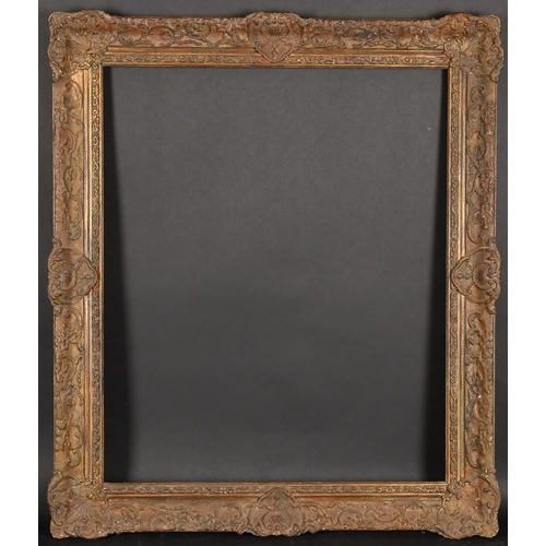 230 - 20th Century English School. A Painted Composition Frame, with swept centres and corners, rebate 30