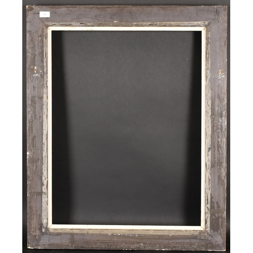 232 - 20th Century English School. A Painted Composition Frame, with swept centres and corners, rebate 30