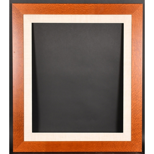 243 - 20th Century Italian School. A Lacewood Frame, with a fabric slip, rebate 24.25