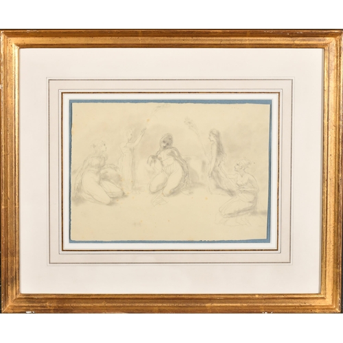 25 - William Lock (1767-1847) British. A Figure Study, Pencil and wash, 7.25