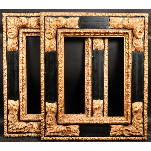 250 - 20th Century English School. A Pair of Gilt and Painted Composition Frames, rebate 23.5