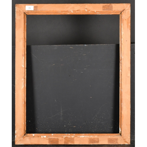 254 - 20th Century English School. A Gilt Composition Frame, with swept centres and corners, rebate 23