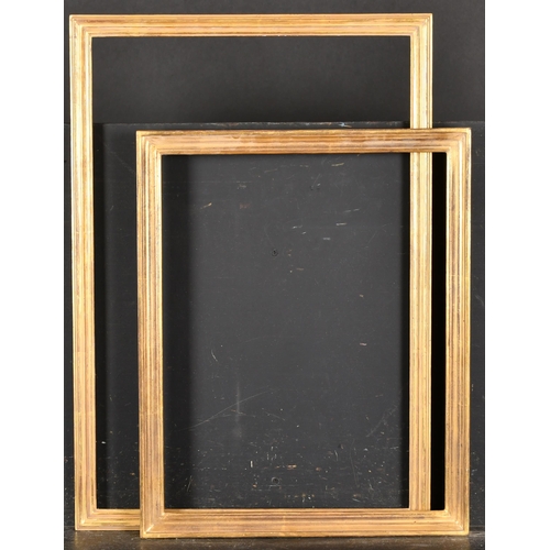 256 - Alexander G Ley & Son. A Gilt Composition Drawing Frame, rebate 22.25