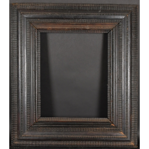 257 - 18th Century Dutch School. A Ribbed Darkwood Frame, rebate 22