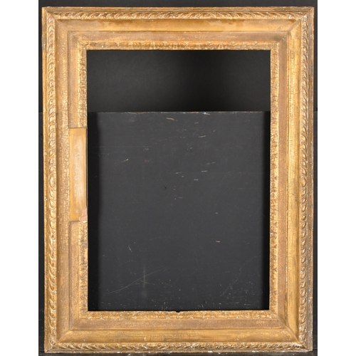 259 - 18th Century English School. A Carved Giltwood Gadroon Frame, rebate 21.25