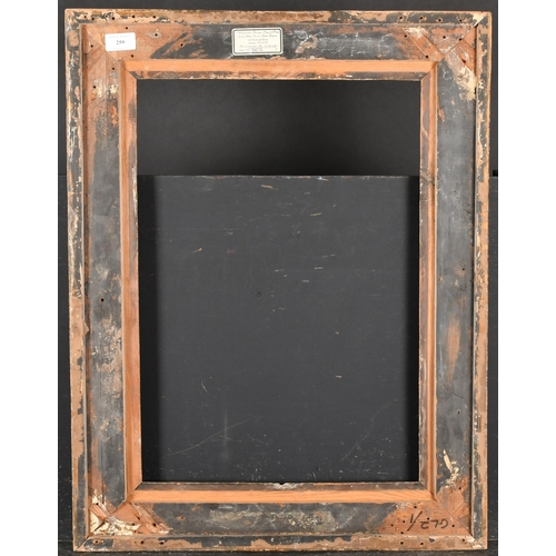 259 - 18th Century English School. A Carved Giltwood Gadroon Frame, rebate 21.25