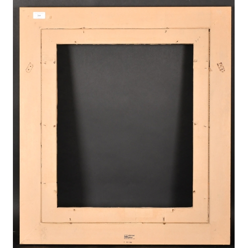 260 - Alexander G Ley & Son. A Silvered Frame, with a black slip, rebate 21