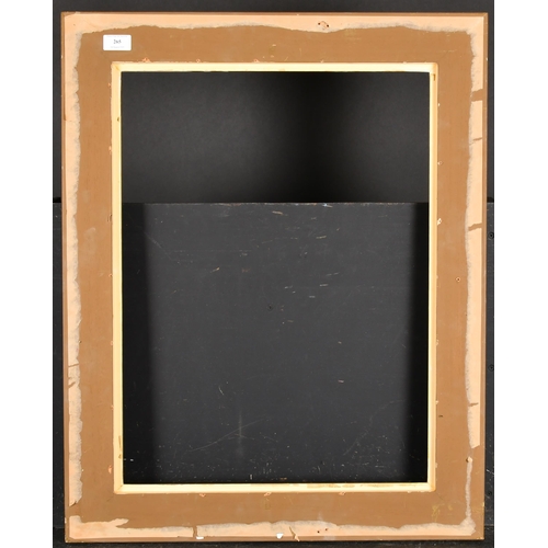 265 - 20th Century English School. A Gilt Composition Hollow Frame, rebate 23.5