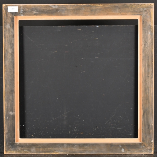 267 - Alexander G Ley & Son. A Gilt Composition Frame, with a white inner edge, rebate 18.5